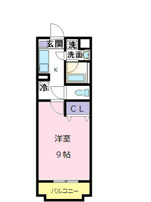 間取り：※室内写真は303号室参考です。。