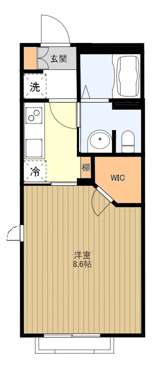 間取り：１階角部屋のご紹介です。