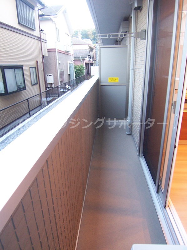 ベランダ：１０６号室のベランダです