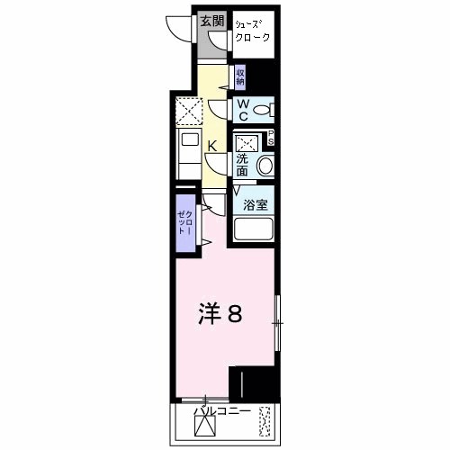間取り：全室角部屋です！