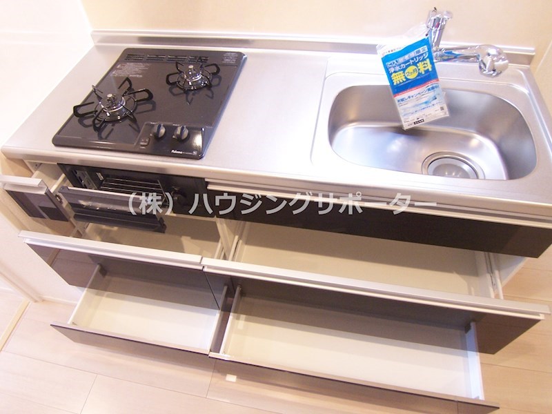 キッチン：キッチン収納も多いです
