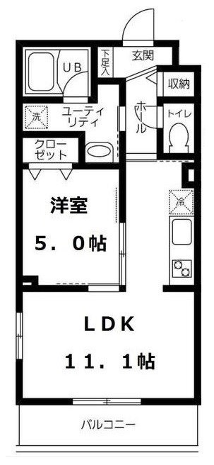 間取り：室内写真は303号室になります