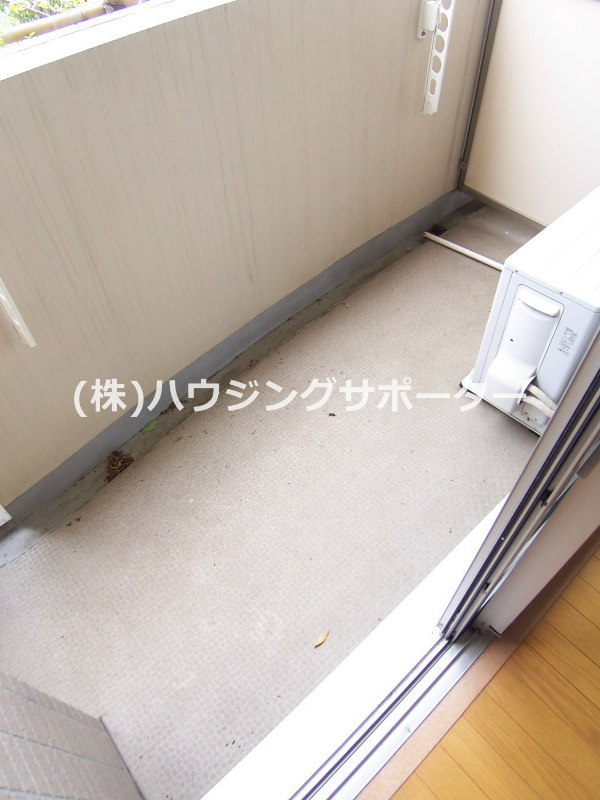 ベランダ：南面バルコニーです