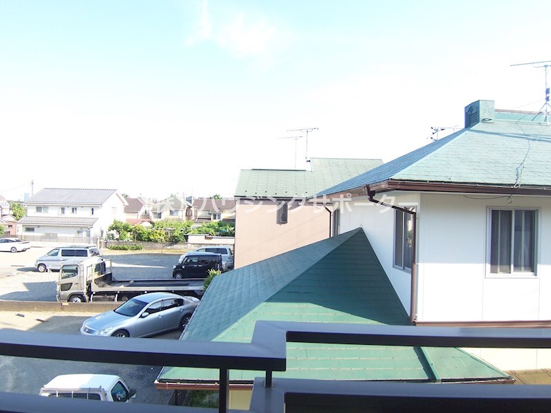 眺望：南東角部屋（リビング？のお部屋からの眺望です）