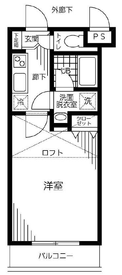 間取り：お部屋により間取り反転です