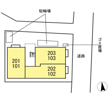 外観画像：全体の配置図です
