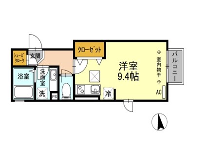 間取り：室内写真は202号室となります