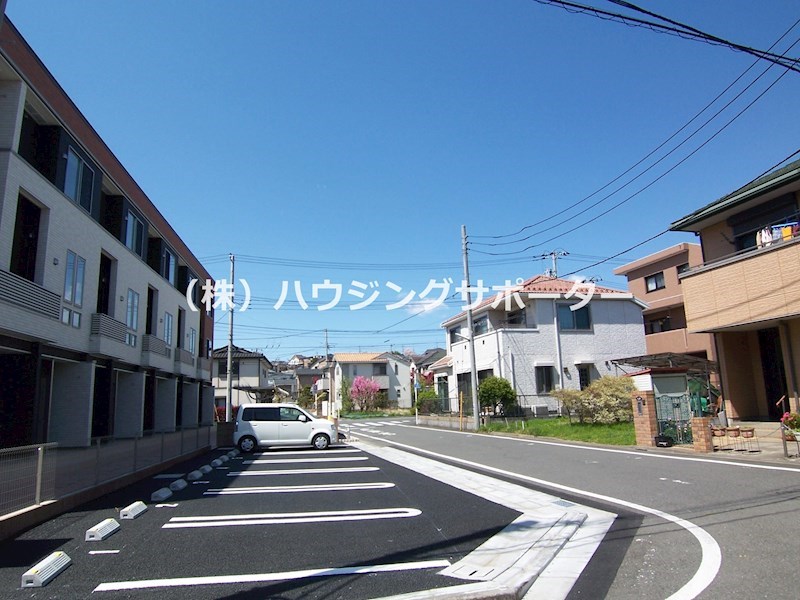 外観画像：Ⅱの北側の駐車場です
