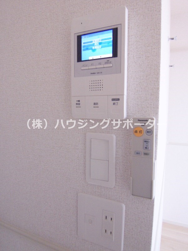 セキュリティ：ＴＶインターホんでご来客確認でき安心ですね