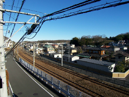 外観画像：バルコニーからの景色！見晴らしいいです！前は横浜線