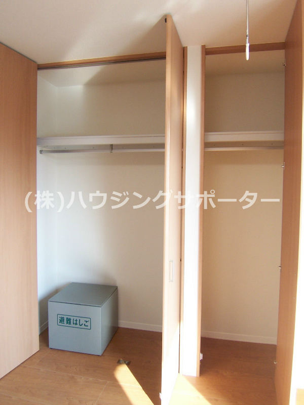 収納：3階は避難用具がありました。