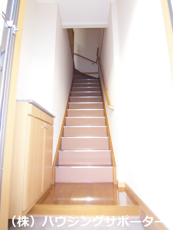 玄関：玄関開けたところです！