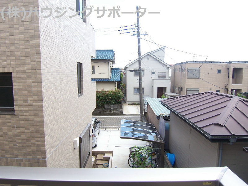 眺望：こちらは201号室（東角）の前面です