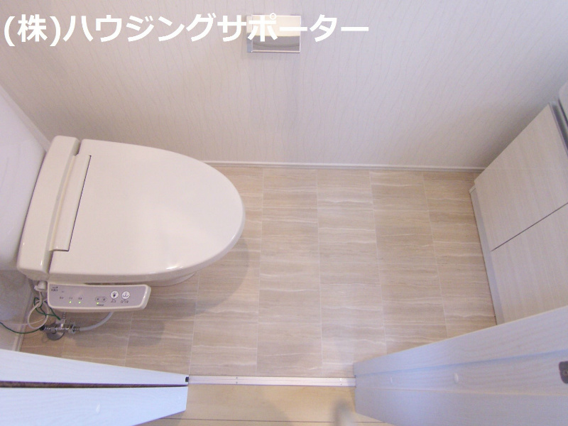 トイレ：トイレと洗面は同じスペースです！
