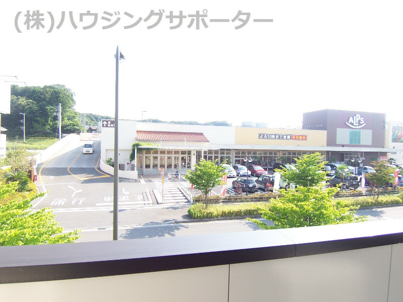 眺望：目の前アルプスです！