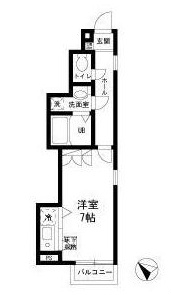 間取り：室内写真は101号室になります