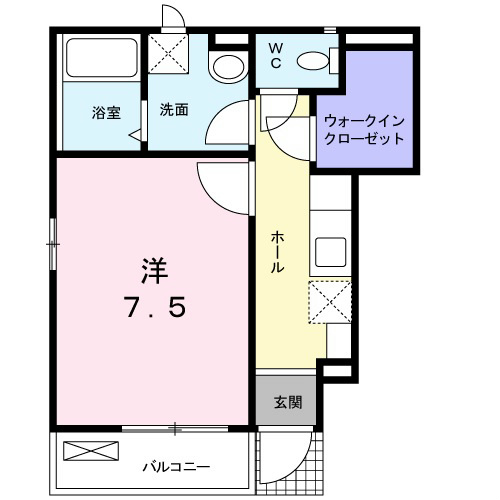 間取り：室内写真は101号室になります