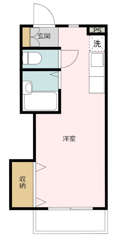 間取り：部屋により左右反転です