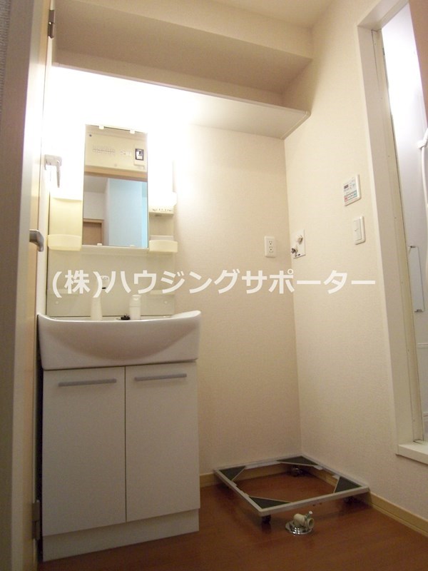 洗面所：独立洗面もポイント高いですね