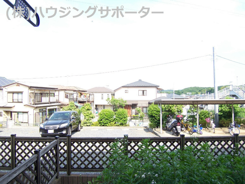 眺望：１階部分から