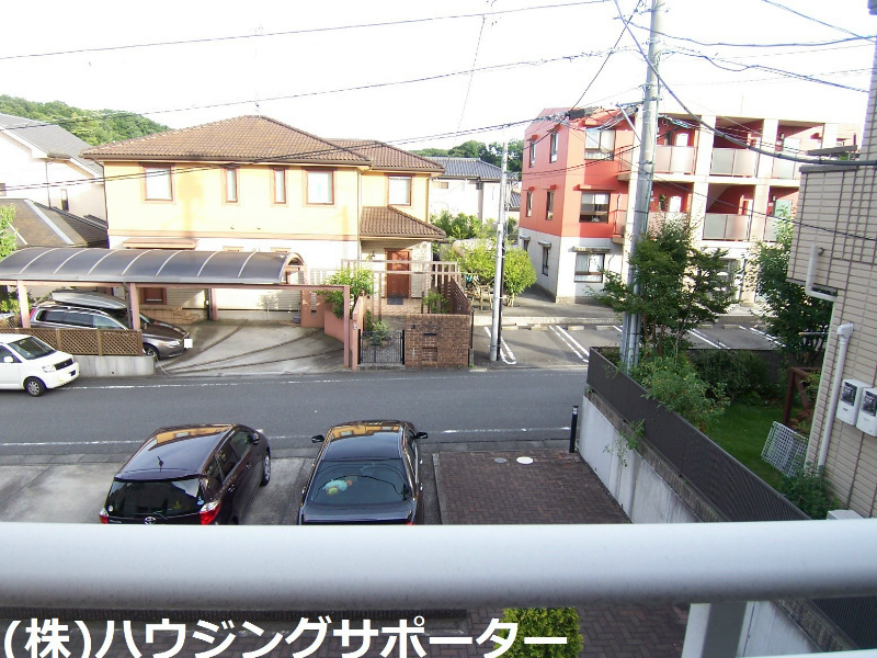 眺望：2階バルコニーから