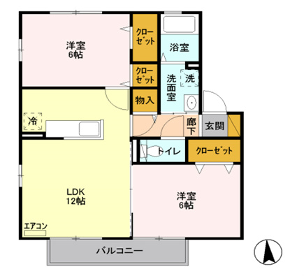 間取り：★2階のお部屋です