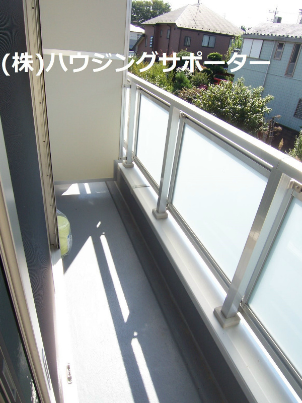 ベランダ：日当たり良いです！