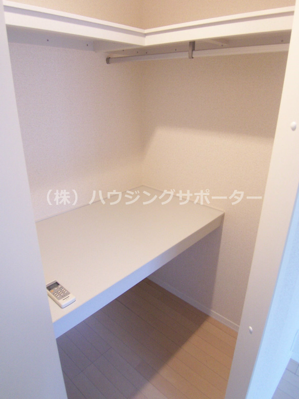 収納：収納は容量沢山のウォークインクローゼットです。
