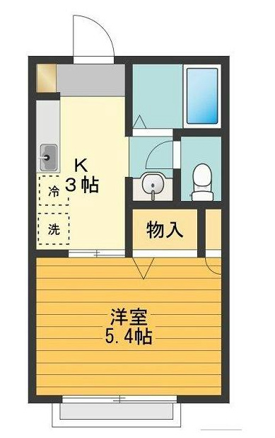 間取り：※２階部分のお部屋になります