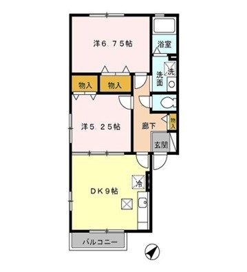 アメニティＣ　 間取り