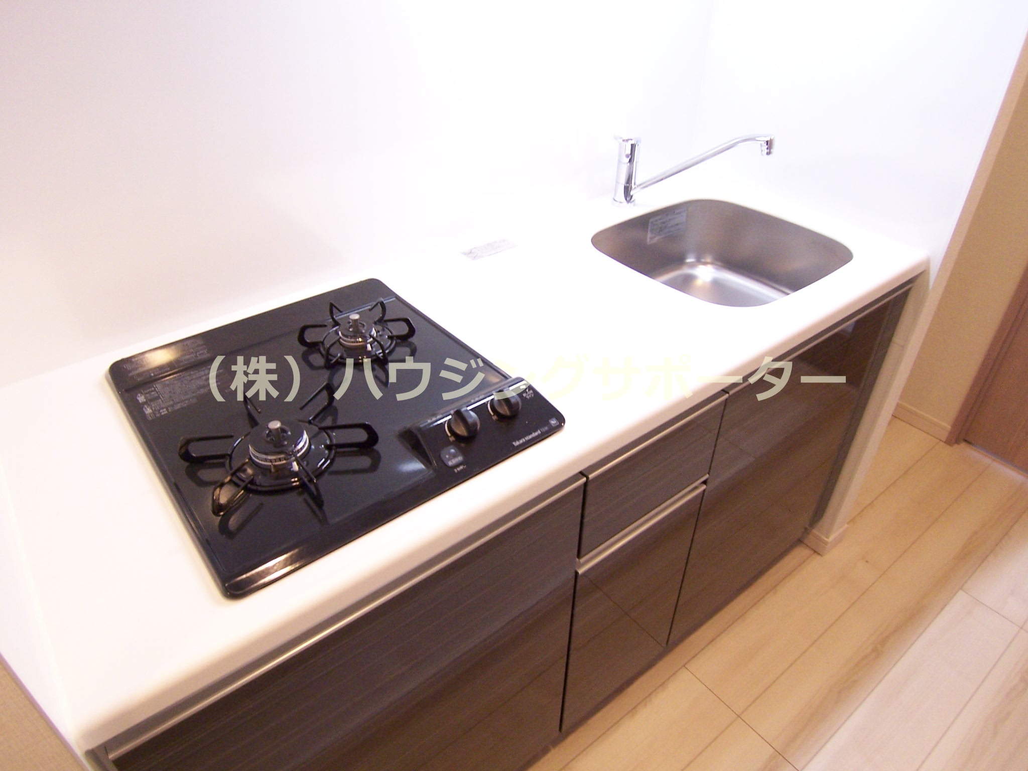 Ｎ-stage　Hachioji ガスキッチン２口はいいですね