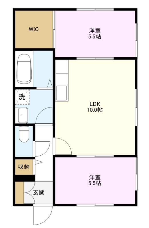 メランジュ　C棟 間取り