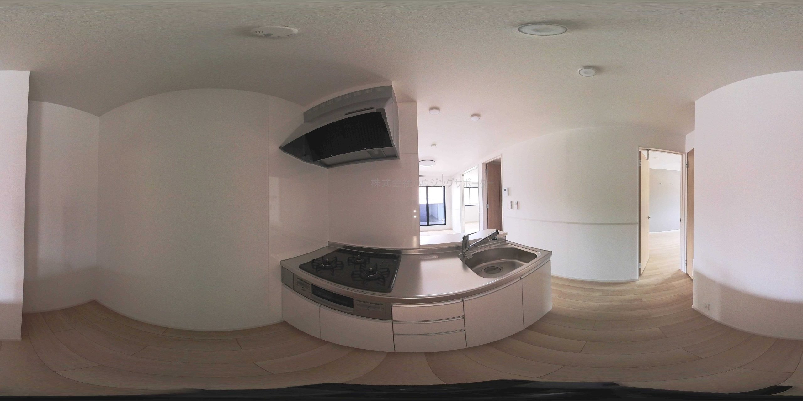 ２階のパノラマ画像です。　部屋により左右反転です。