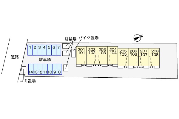 グラン　ソレイユ 駐車場